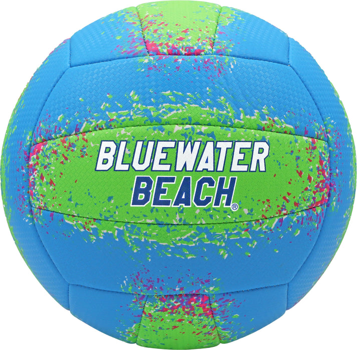 Bluewater Beach Neoprene Splatter Print Indoor/Outdoor Official Volleyball