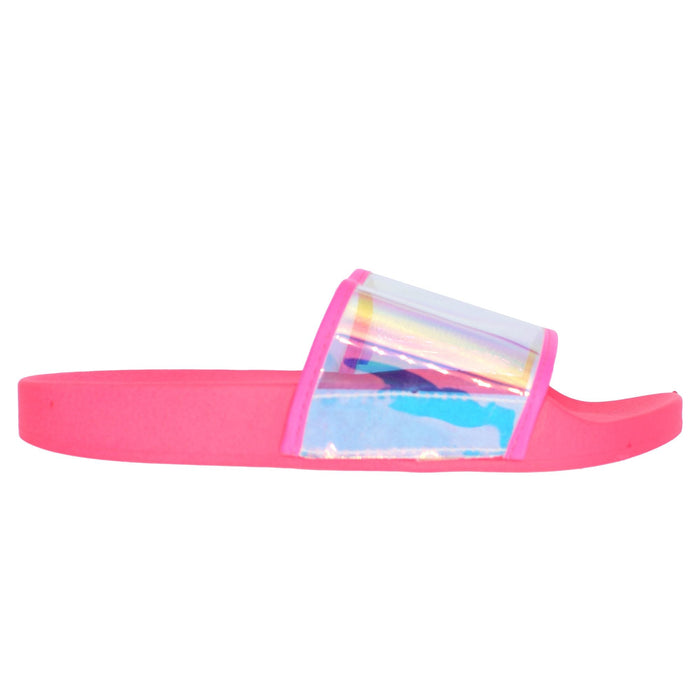 Qwave Ladies' Iridescent Slides.