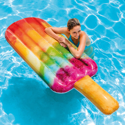 Rainbow Popsicle Float.