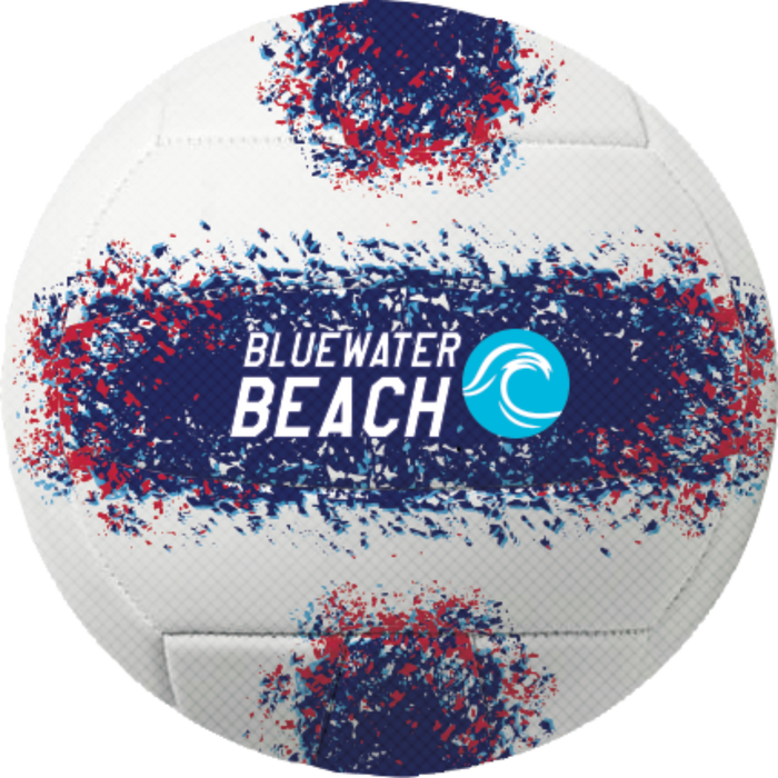 Bluewater Beach Neoprene Splatter Print Indoor/Outdoor Official Volleyball